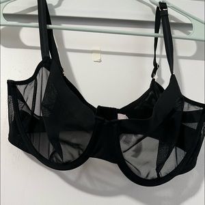 Mesh see thru bra